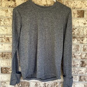 Athleta Gray Kids Long Sleeve Shirt